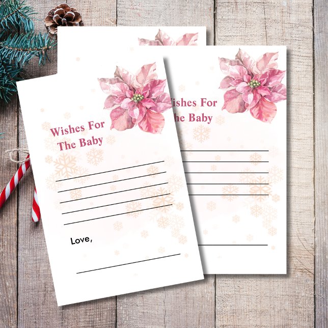 Wishes for baby game a little snowflake poinsettia (Creator Uploaded)