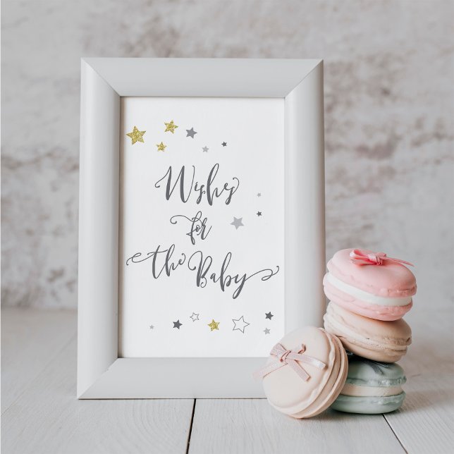 Wishes for baby | Gender Neutral Baby Shower Poster (Creator Uploaded)