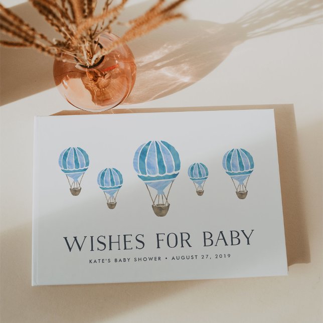 Wishes for Baby | Hot Air Balloon Baby Shower Guest Book (Creator Uploaded)