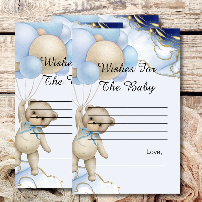Wishes for baby shower game we can bearly wait (Creator Uploaded)