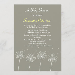 Wishes for Baby Shower Invitation
