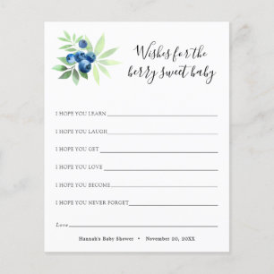 Wishes for the Berry Sweet Baby Card