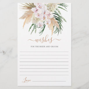 Wishes for the Bride card