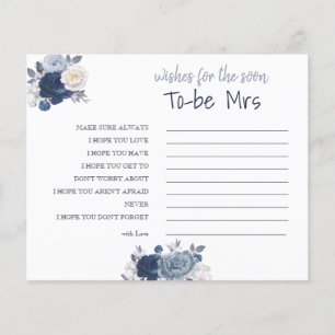 Wishes for the soon to-be Mrs Bridal Shower Card F