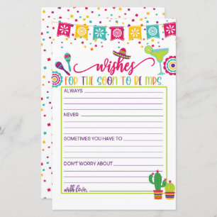 Wishes for the Soon to Be Mrs. - Fiesta WH