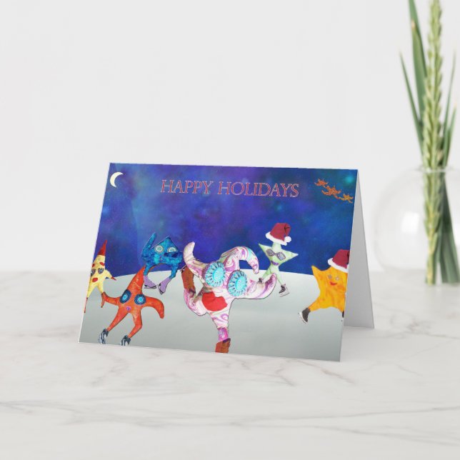 Wishing A Joyful Season Holiday Card (Front)