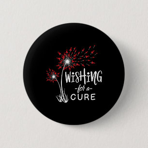 Wishing For Sickle Cell Anaemia Awareness Supporte 6 Cm Round Badge