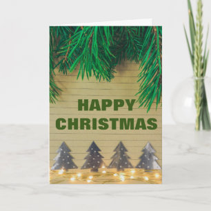 Wishing Happy Holiday Decorative Christmas Tree