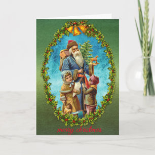 Wishing Happy Holiday Decorative Christmas Tree Card
