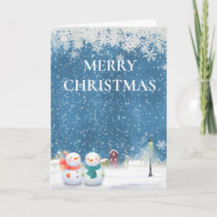 Wishing Happy Holiday Decorative Christmas Tree Card