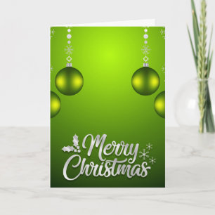 Wishing Happy Holiday Decorative Christmas Tree Card