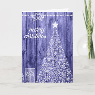 Wishing Happy Holiday Decorative Christmas Tree Card