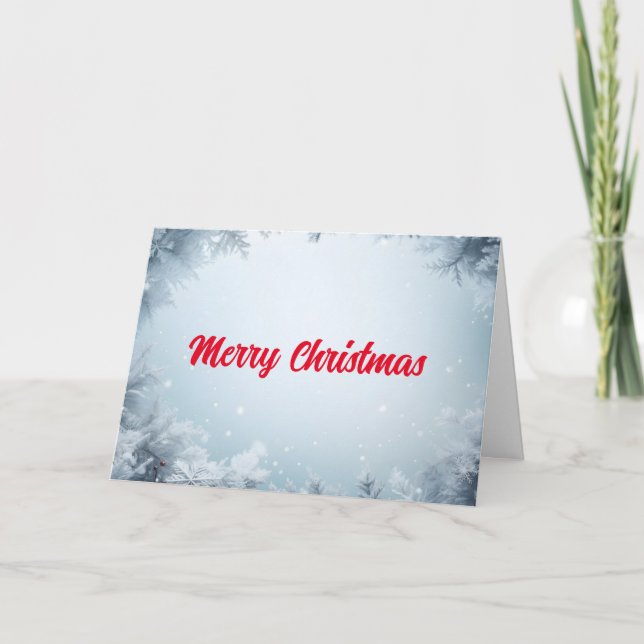 Wishing Happy Holiday Snow Balls Decor Christmas (Front)