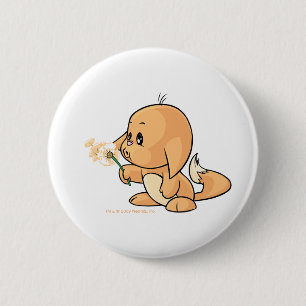 Wishing orange Kacheek 6 Cm Round Badge