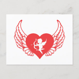 Wishing Valentine's Day Postcard