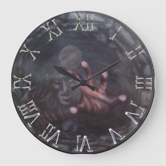 Wishing Well 2 (Water) Large Clock