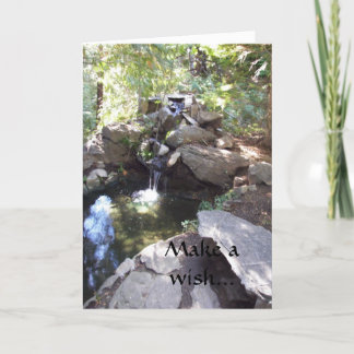 Wishing Well Birthday Card