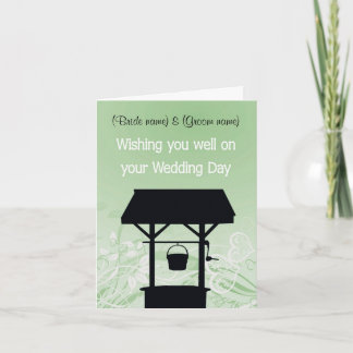 'Wishing well' card, great for gifts of $ Card