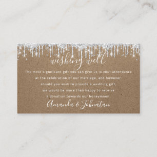 Wishing Well For Wedding Invitation Paper Kraft