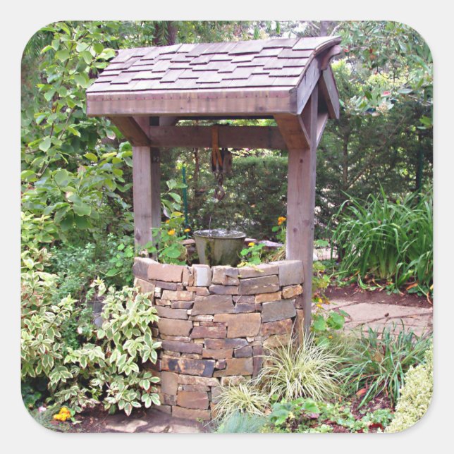 Wishing Well Sticker (Front)