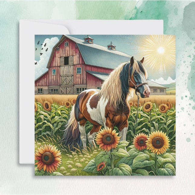 Wishing you a Beautiful Day Friend | Pretty Horse Card (Creator Uploaded)