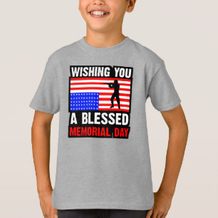 Wishing You A Blessed Memorial Day-62237 T-Shirt