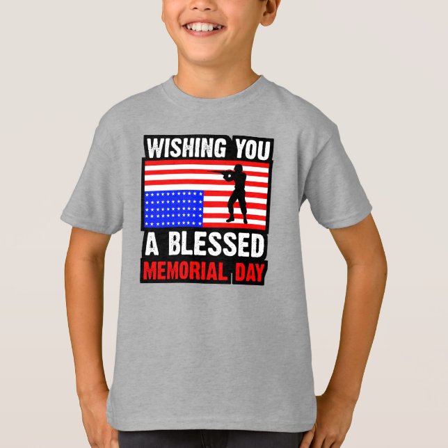 Wishing You A Blessed Memorial Day-62237 T-Shirt (Front)