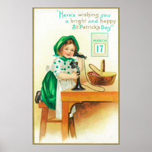 Wishing You a Bright and Happy St. Patrick's Poster