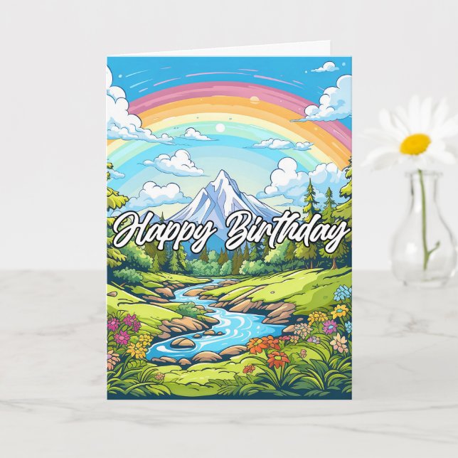 Wishing You A Delightful Birthday Card (Small Plant)
