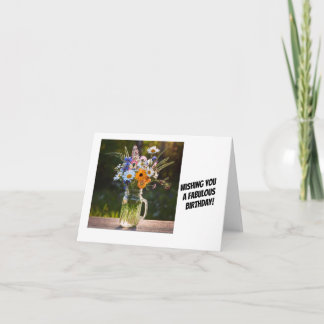 Wishing you a Fabulous Birthday Card