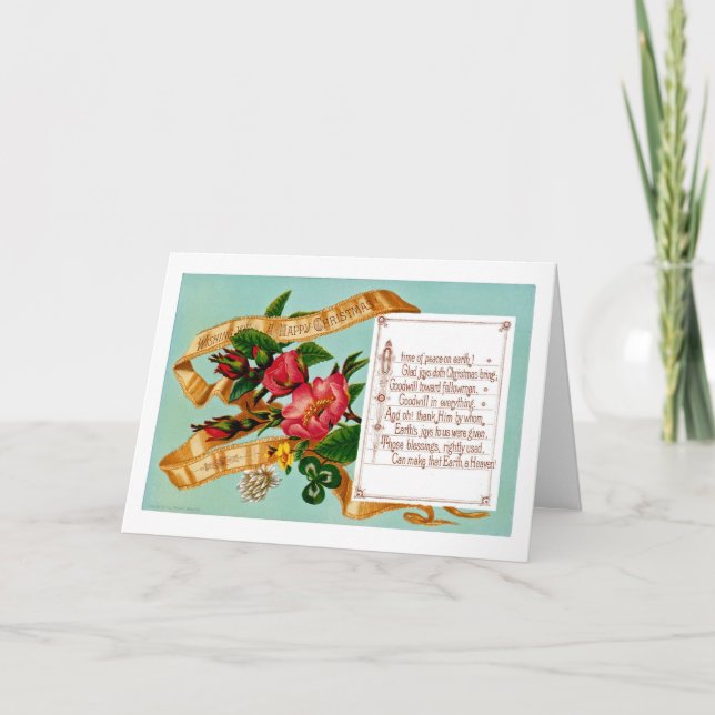 Wishing You a Happy Christmas Holiday Card (Front)