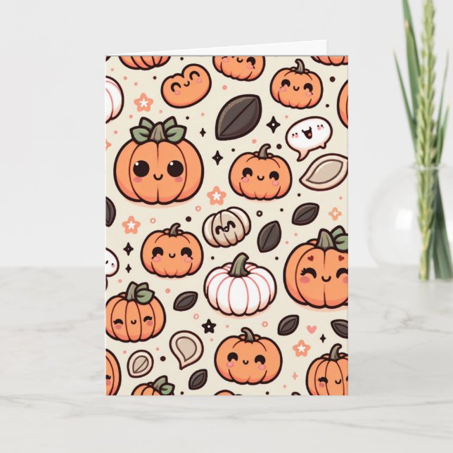 Wishing You a Happy Halloween Nostalgic Holiday Card (Front)