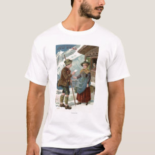 Wishing You a Happy New YearMountain Scene T-Shirt