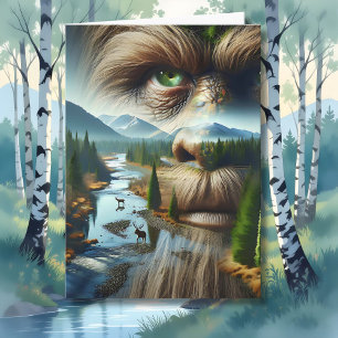 Wishing  You a Legendary Birthday   Bigfoot Card