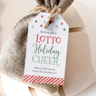 Wishing You a Lotto Holiday Cheer Christmas Tag