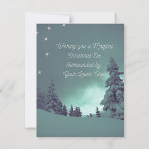 Wishing You a Magical Christmas Eve on a  Holiday Card