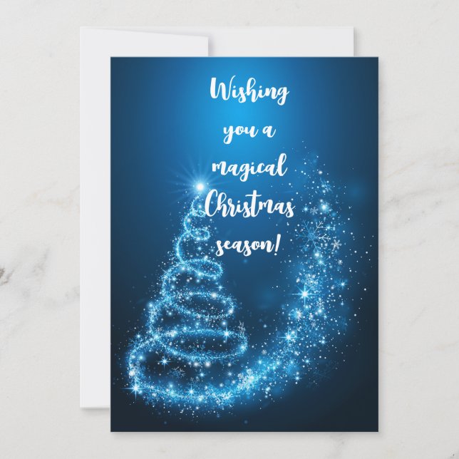 Wishing you a magical Christmas season! Holiday Card (Front)