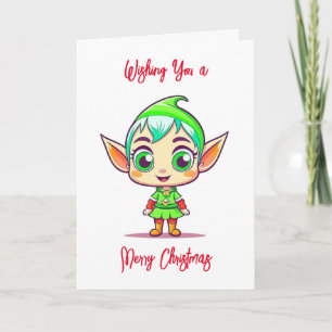 Wishing You a Merry Christmas and Happy New Year Card