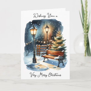 Wishing You a Merry Christmas & Happy New Year Card