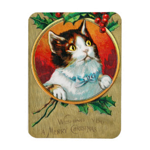 Wishing you a Merry Christmas Holiday Magnet