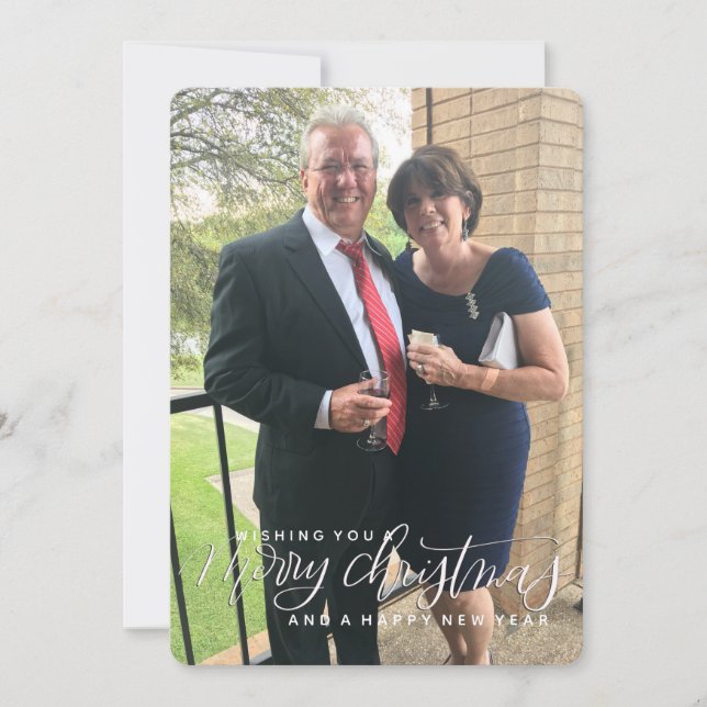 Wishing You a Merry Christmas Invitation (Front)