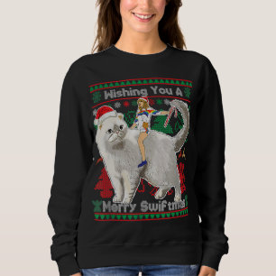 Wishing You A Merry Swiftmas Ugly Christmas Sweate Sweatshirt