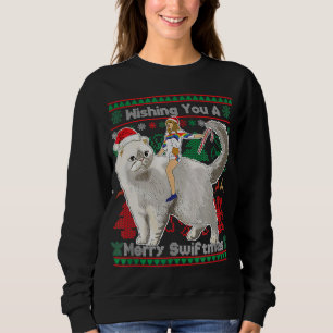 Wishing You A Merry Swiftmas Ugly Christmas Sweate Sweatshirt