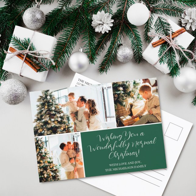 Wishing You a Normal Christmas Photo Holiday Card (Creator Uploaded)