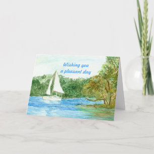 Wishing you a pleasant day card