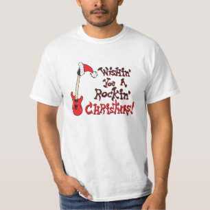 Wishing You a Rocking Christmas Shirt Jacket Polo