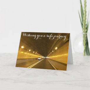 Wishing you a safe journey.Card. Card