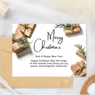 Wishing You a Season of Joy and Peace Holiday Card