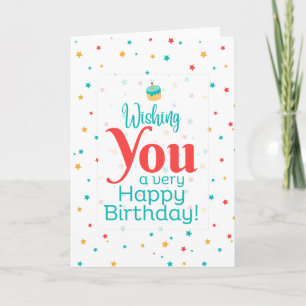 Wishing You a Very Happy Birthday Card