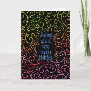Wishing You a Very Happy Birthday Card